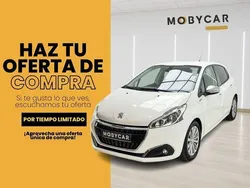 Blanco Usado 2018 Peugeot 208 Signature Sky Utilitario | 10.595 € (Precio justo)