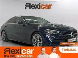 Azul Usado 2021 Mercedes C220 Berlina | 32.990 € (Precio justo)