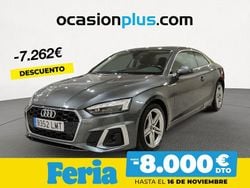 Gris Usado 2021 Audi A5 S-Line Coupe | 30.500 € (Buen precio)