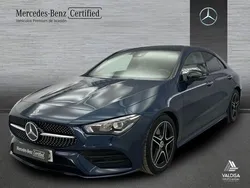 Azul Usado 2022 Mercedes CLA200 AMG line Berlina | 36.400 € (Un poco caro)