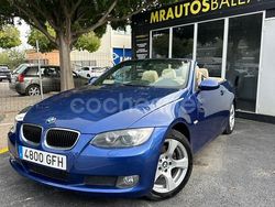 Azul Usado 2008 BMW 320 Cabriolet Descapotable | 11.990 € (Precio justo)