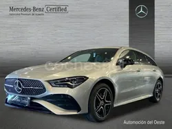 Gris / plata Usado 2024 Mercedes CLA250e Shooting Brake Familiar | 43.900 € (Caro)