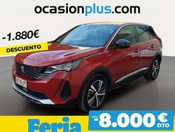 Rojo Usado 2021 Peugeot 3008 Active Monovolumen | 18.810 € (Precio justo)