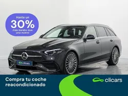 Gris Usado 2022 Mercedes C220 Familiar | 38.990 € (Precio justo)