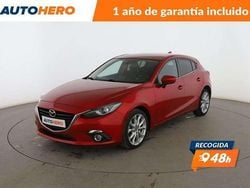 Rojo Usado 2017 Mazda 3 Luxury Berlina | 13.499 € (Precio justo)