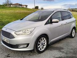 Gris Usado 2017 Ford Grand C-Max Titanium Monovolumen | 9750 € (Precio justo)