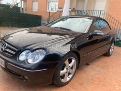 Negro Usado 2003 Mercedes CLK320 Avantgarde Descapotable | 6500 € (Buen precio)