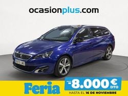 Azul Usado 2016 Peugeot 308 GT-line Familiar | 11.490 € (Precio justo)