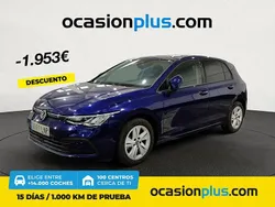 Azul Usado 2021 VW Golf VIII Life Berlina | 20.990 € (Precio justo)
