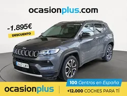 Gris / plata Usado 2022 Jeep Compass Limited SUV | 20.250 € (Precio justo)