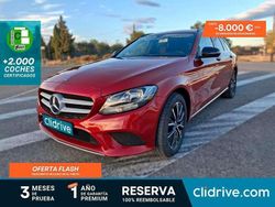 Rojo Usado 2019 Mercedes C220 Familiar | 16.190 €