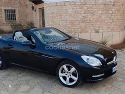 Negro Usado 2012 Mercedes SLK200 Descapotable | 26.500 € (Caro)