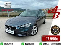 Gris Usado 2021 Seat Leon ST FR Familiar | 17.990 € (Precio justo)