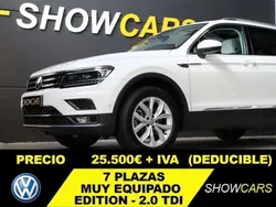 Blanco Usado 2020 VW Tiguan Allspace Sportline SUV | 24.500 €