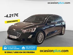 Azul Usado 2018 Ford Focus Titanium Berlina | 15.150 € (Precio justo)