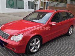 Rojo Usado 2003 Mercedes C200 Avantgarde Familiar | 3500 € (Precio justo)