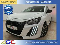 Blanco Usado 2024 Peugeot 208 Active Utilitario | 13.580 € (Precio justo)