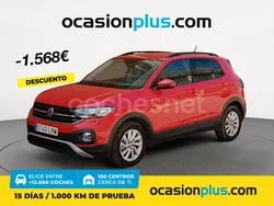 Rojo Usado 2021 VW T-Cross Advance SUV | 17.250 € (Precio justo)
