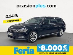 Negro Usado 2018 VW Passat Sportline Familiar | 18.750 € (Precio justo)