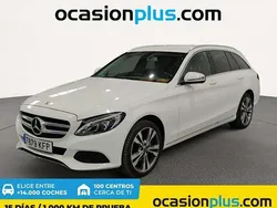 Blanco Usado 2017 Mercedes C220 Familiar | 23.590 € (Precio justo)