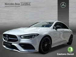 Blanco Usado 2020 Mercedes CLA200 AMG line Berlina | 34.900 € (Un poco caro)