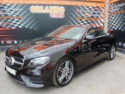 Negro Usado 2017 Mercedes E220 Descapotable | 38.500 € (Caro)