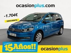 Azul Usado 2019 VW Touran Advance Monovolumen | 18.750 € (Precio justo)