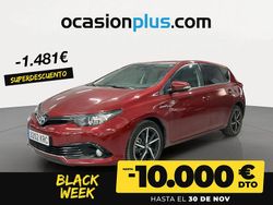 Rojo Usado 2018 Toyota Auris Hybrid Berlina | 16.300 € (Precio justo)