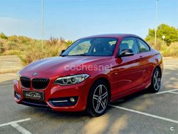 Rojo Usado 2017 BMW 220 Sport Line Coupe | 18.200 € (Precio justo)