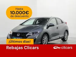 Gris / plata Usado 2016 Honda Civic Comfort Berlina | 12.690 € (Super precio)