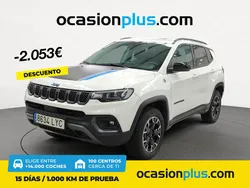 Blanco Usado 2022 Jeep Compass Trailhawk SUV | 22.590 € (Precio justo)