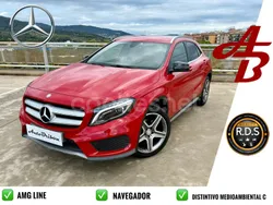 Rojo Usado 2016 Mercedes GLA220 AMG line SUV | 22.990 € (Precio justo)