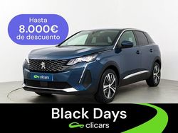 Azul Usado 2021 Peugeot 3008 Allure SUV | 17.490 € (Precio justo)