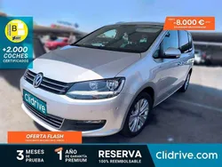 Gris Usado 2013 VW Sharan Advance Monovolumen | 14.190 € (Buen precio)