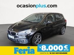 Negro Usado 2016 BMW 218 Active Tourer Monovolumen | 15.450 € (Precio justo)