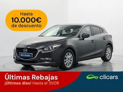 Negro Usado 2017 Mazda 3 Berlina | 12.990 € (Precio justo)
