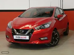 Rojo Usado 2021 Nissan Micra Acenta Utilitario | 12.000 € (Precio justo)