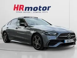 Gris Usado 2023 Mercedes C220 AMG line Berlina | 40.490 € (Buen precio)