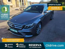 Gris Usado 2018 Mercedes E220 Familiar | 24.990 € (Super precio)