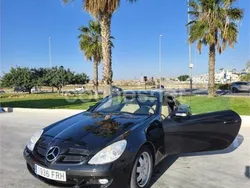 Negro Usado 2007 Mercedes SLK200 Descapotable | 15.000 € (Precio justo)