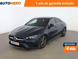 Azul Usado 2020 Mercedes CLA200 AMG line Berlina | 28.094 € (Buen precio)