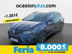 Azul Usado 2018 Renault Mégane GrandTour Bose Edition Familiar | 15.200 € (Un poco caro)