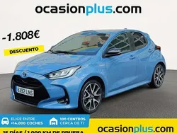 Azul Usado 2021 Toyota Yaris Hybrid Plus Utilitario | 18.082 € (Precio justo)