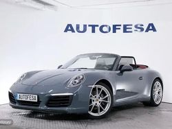 Gris Usado 2017 Porsche 911 Carrera Cabriolet Descapotable | 98.350 € (Precio justo)