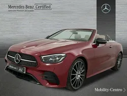 Rojo Usado 2022 Mercedes E220 Descapotable | 60.850 €