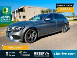 Gris Usado 2014 Mercedes C220 Classic Familiar | 18.190 € (Precio justo)