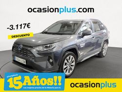 Gris Usado 2021 Toyota RAV4 Hybrid Luxury SUV | 33.990 € (Caro)