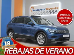 Azul Usado 2019 VW Tiguan Sportline SUV | 30.900 € (Precio justo)