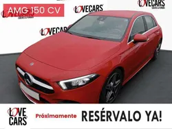 Rojo Usado 2019 Mercedes A200 AMG Berlina | 26.900 € (Un poco caro)