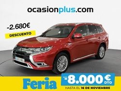 Rojo Usado 2019 Mitsubishi Outlander P-HEV SUV | 21.790 € (Precio justo)